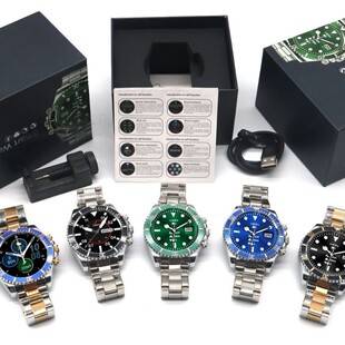 Popular Foreign Trade Product Aw12 Smart Watch Bluetooth Calling Sports High-End Green Water Ghost Watch Smart Watch