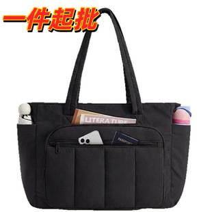 Amazon Fashion Lightweight Quilted Trendy Tote Bag Women's Handbag Casual Sports Multifunctional Shoulder Bag