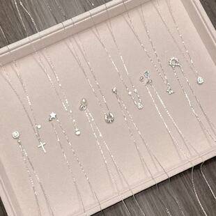 Necklace for Women 925 Silver Necklace Accessories for Women Simple Niche High-End Student Versatile Accessible Luxury Clavicle Chain Does Not Fade
