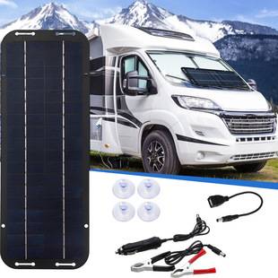 Temu Platform Specializes in Polycrystalline 6W5V Solar Photovoltaic Panel Outdoor Charging Type-C Interface Portable Charging Panel