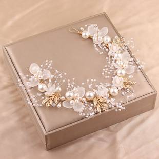 Headwear Forest-Style Crown Headband Flower Girl Headpiece Wedding Girls Performance Photo Shoot Hair Accessories Wholesale Children's Crown