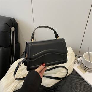 Fashion Niche Design Bags for Women 2025 Summer New Women's Bags Pure Color Casual Handbags Single Shoulder Crossbody Bag Trendy