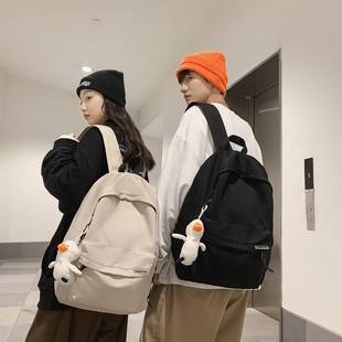 Customized Schoolbags, Men's Backpacks, Simple Large-Capacity Travel Backpacks, Women's Backpacks for Junior High School Students, College Students, and High School Backpacks