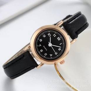 Cross-Border Hot-Selling Watch for Female Students Korean Version Simple and Cute Junior High School Retro Literary Thin Strap Small Dial Couple Watch