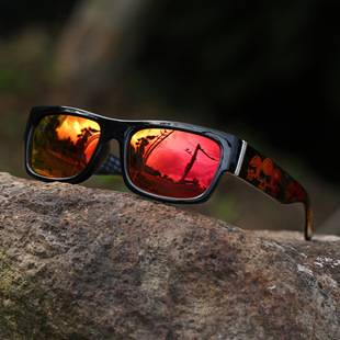 Cross-Border Square Frame Cycling Glasses, Fashionable Men's and Women's Trendy Sunglasses, Anti-Uv Eye Protection Sports Sunglasses