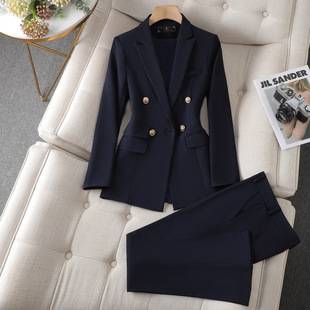 High-End Small Suit Jacket for Women Spring & Fall 2023 New Fashion Elegant Goddess Style Suit Bell-Bottom Professional Suit