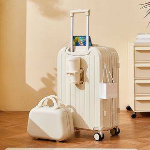 Luggage Suitcase for Women 2025 New Trolley Case 20 Inches 24 Mother-In-Law Suitcase Travel Password Boarding Leather Suitcase Strong and Durable