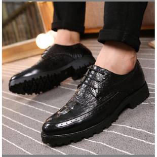 2026 Spring New Men's Casual Leather Shoes Formal Shoes Casual Business Shoes Non-Slip Men's Leather Shoes Lace-Up Leather Shoes