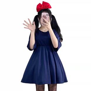 2D Adult Cosplay Kikira of the Witch's Delivery Service Parent-Child Anime Role-Playing Costume