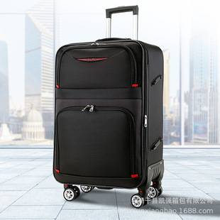 Large-Capacity Oxford Trolley Suitcase Men's Universal Wheel Password Suitcase Business Suitcase Trolley Suitcase Women's