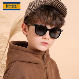 2026 New Kidsren's Polarized Silicone Sunglasses for Babies, Boys and Girls, Square Frame Anti-Uv Sunglasses S8351