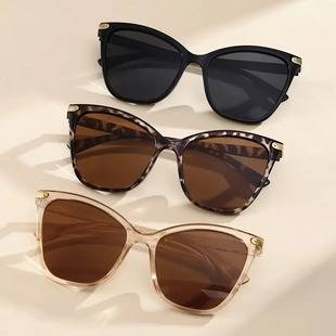 New retro large square face small sunglasses women's online popular women's high-end sunglasses sunglasses cross-border wholesale