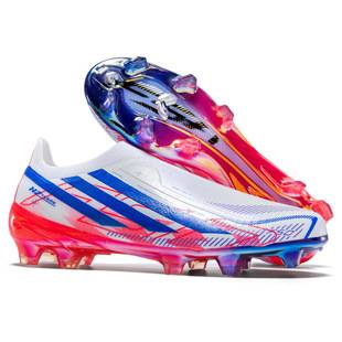 New F50 high-end TPU outdoor professional long-studded TF football shoes, student electroplated wear-resistant AG turf training shoes