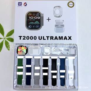 T2000Ultramax Smart Watch Bluetooth Call Heart Rate Sports Cross-Border Popular Smart Watch Factory