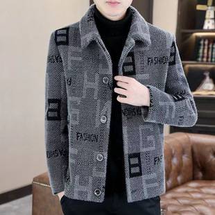 Men's Coat Autumn and Winter New 2024 High-end Short Woolen Coat Korean Style Warm Thickened Casual Jacket