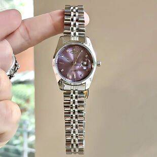 New model Saturn Diary women's watch for the workplace, light luxury niche versatile high-end steel strap women's watch