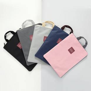 Portable Laptop Bag Men's and Women's 13-inch Tablet Bag Oxford Cloth Simple Small Fresh Document Briefcase