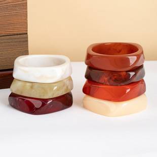 New Style Irregular European and American Style Resin Bracelets for Women, Curved Bracelets for Students and Best Friends, Ring-Shaped Jewelry Wholesale