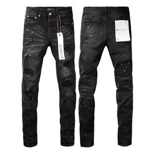 PUR skinny pants American high street basic blue slim-fit skinny jeans for men wholesale foreign trade