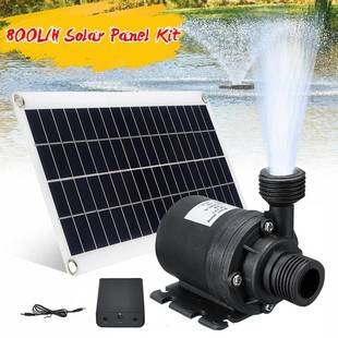 50W 12V Solar Panel water pump fountain pumping pond garden pool low noise Solar Fountain irrigation