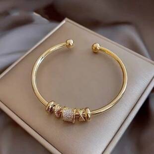 Exquisite, Light, Luxurious and High-End Open-Waist Bracelet for Women, Fashionable and Versatile, Adjustable Design Bracelet Bracelet
