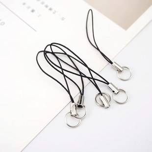 DIY Handmade Jewelry Double Ring Mobile Phone Rope Mobile Phone Accessories Jewelry Pendant Rope Jewelry Accessories Doll Doll Hanging