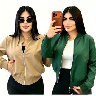 Autumn and winter jacket, casual baseball jacket, new embroidered women's stylish jacket J5284