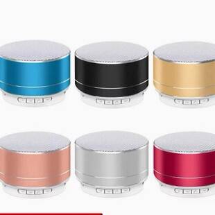 A10 Metal Bluetooth Speaker Small Steel Cannon USB Portable Notebook Audio Outdoor Wireless Gift High Quality