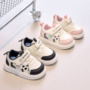 2026 Spring Infant Toddler Shoes for Girls, Korean Style Versatile White Shoes with Soft Soles for Children, Boys and Girls Baby Shoes