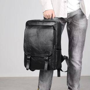 Cross-Border Men's Backpack New Korean Style Fashion Backpack College Student Bag Computer Bag Large Capacity Backpack