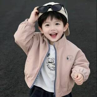 Children's reversible jacket, new spring and autumn style, boys' outerwear, plaid design, stylish and cool for toddlers and young children, trendy autumn outfit