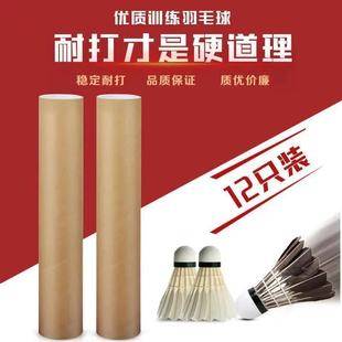 6/12 Wind-Resistant Badminton Shuttlecocks, Durable, Unbreakable, Single-Player Badminton Set, Wholesale, Genuine, Dropshipping
