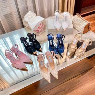 Jc's 2026 Hot-Selling Lace High-Heeled Sandals, Princess Pointed Toe, Thin Heels, Embroidered Mesh, Fashionable and Elegant Wedding Shoes