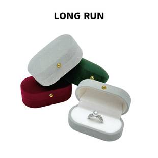Cross-Border Factory Flocked Ring Box, Exquisite and Compact, Christmas Gift Earring Box, Jewelry Gift Packaging Box