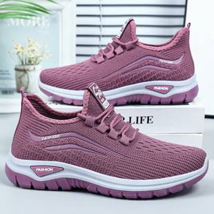 Old Beijing Cloth Shoes Women's Casual sneaker New Lightweight Comfortable Middle-aged and Elderly Women's Shoes for Step-by-step Leap Month Mother Shoes