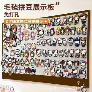 Felt Pegboard Display Board Ins Wall Style Decoration Felt Board Storage Photo Bulletin Board Message Board