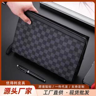 Handbag New Men's Casual Clutch Handbag Business Large Capacity Fashion High-End Outing Envelope Wallet