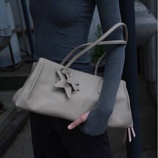 ECODAY Sandwich Bag Tote Bag Single Shoulder Crossbody Handbag Large Capacity Autumn and Winter Travel Commuting Women's Large Bag