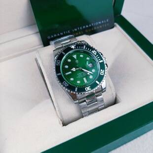 Wholesale of foreign trade-style, fully automatic mechanical quartz watches with a three-hand calendar