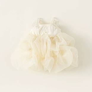 Girls' Suspenders Tutu Dress dress Summer Baby Back Wings Soft Birthday Year Old Dress Princess Dress