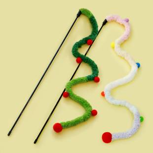 Factory direct new INS Wind lengthened velvet mute fairy stick cute funny cat stick self-Hi cat Christmas play