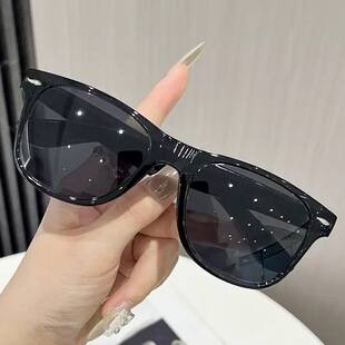 Sunglasses 2026 New Model Driving Retro Sunglasses for Women with Round Faces and Big Faces, Fashionable Uv Protection Sunglasses