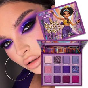 s.f.r Cross-Border Purple Smoky Eyeshadow Palette Easy to Apply, Long-Lasting, Waterproof, Pearlescent and Matte, Affordable