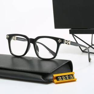 European and American Overseas New Sunglasses for Men and Women Square Frame Flat Mirrors Classic Travel Fashion Optical Glasses 2273