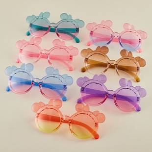 2025 Children's Sunglasses Wholesale One-Piece Children's Sunglasses Cute Bow Baby Sunglasses