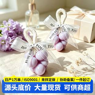 Handmade soap grape bunch 9 pieces macaron color cross-border grape soap gift fragrance pendant essential oil soap