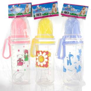 Foreign trade 250mlpp baby bottle drinking water feeding anti-fall bottle customized E OM Factory wholesale maternal and child supplies