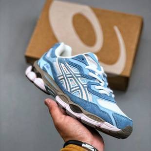 New Gel-NYC wear-resistant mesh patchwork breathable dad shoes, outdoor non-slip cushioned low-top running sneakers