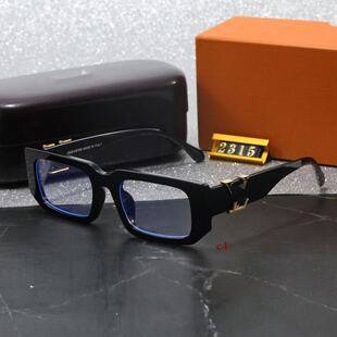 2026 New Model Unisex Square Frame Trendy Foreign Trade Sunglasses Korean Style Letter Design UV Protection Sunglasses 2315