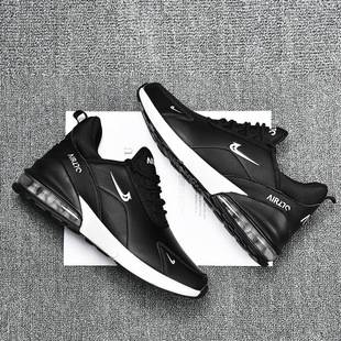 Cross-border plus size Couple Shoes Leather Air Cushion Men's Shoes Korean Casual sneaker 2020 Autumn New Running Trendy Shoes